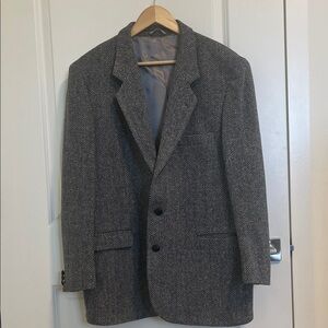 Sears Gray Herringbone Blazer
